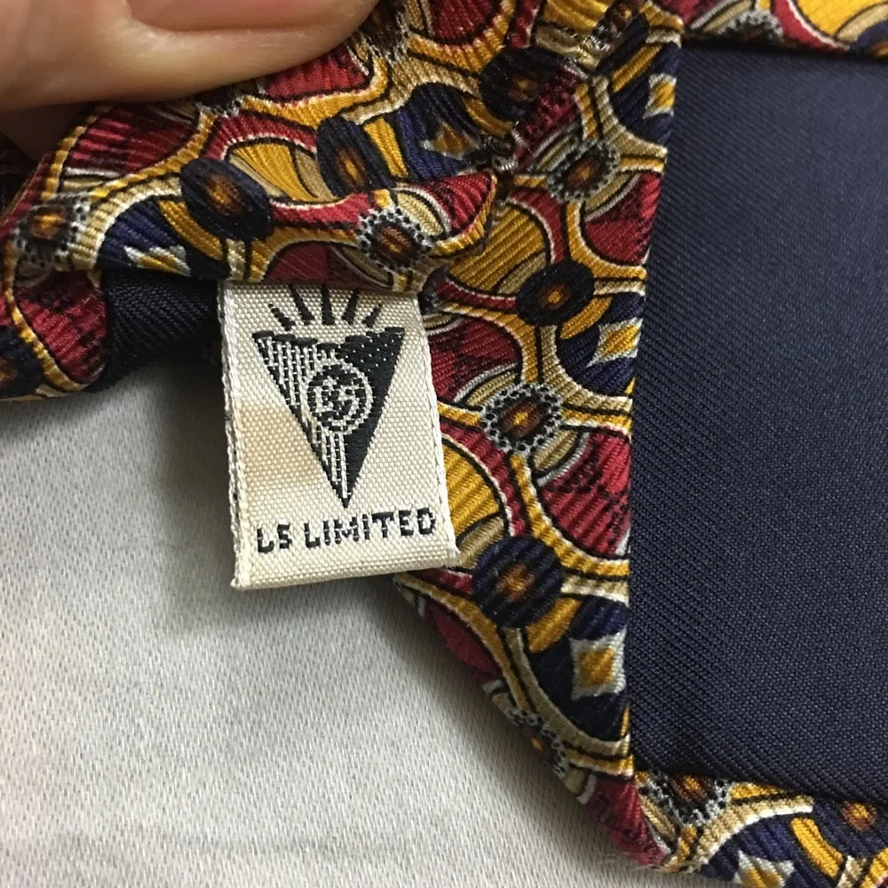 J. McLaughlin 100% Silk‎ Tie Men’s Handmade in Italy